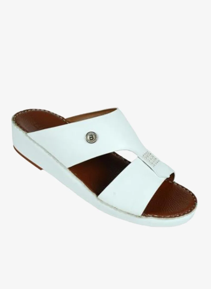 barjeel uno 008-3515 Barjeel Mens Arabic Sandals  R7903-13 White
