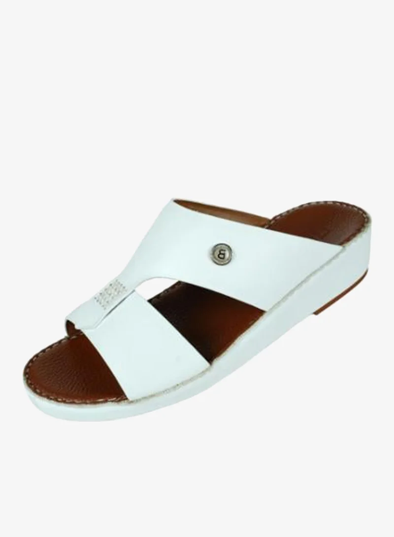 barjeel uno 008-3515 Barjeel Mens Arabic Sandals  R7903-13 White