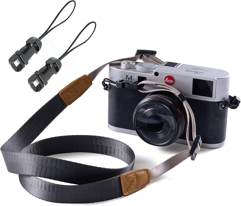 Eorefo Camera Strap Camera Neck Strap with Quick-release Buckles for Mirrorless Camera.（Dark Gray） - Image 1