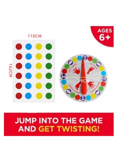 BLOOMING TIME Twister Classic Board Game for 2 or More Players,Game Floor Mat with Spinner for Indoor Outdoor Game Party  - Image 3