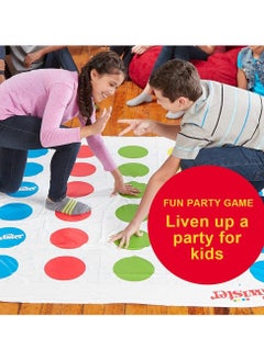 BLOOMING TIME Twister Classic Board Game for 2 or More Players,Game Floor Mat with Spinner for Indoor Outdoor Game Party  - Image 5