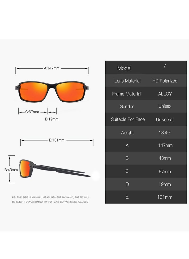General Polarized sports sunglasses for men and women youth baseball cycling running glasses UV400 protection anti-ultraviolet sunglasses  - Image 4