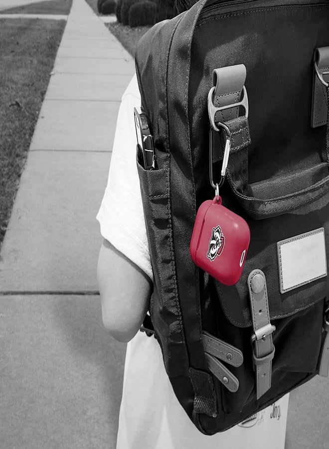 سوار جراب حماية SOAR NCAA لسماعات Apple AirPods - عبوة من قطعتين، فريق ويسكونسن بادجرز - Image 3