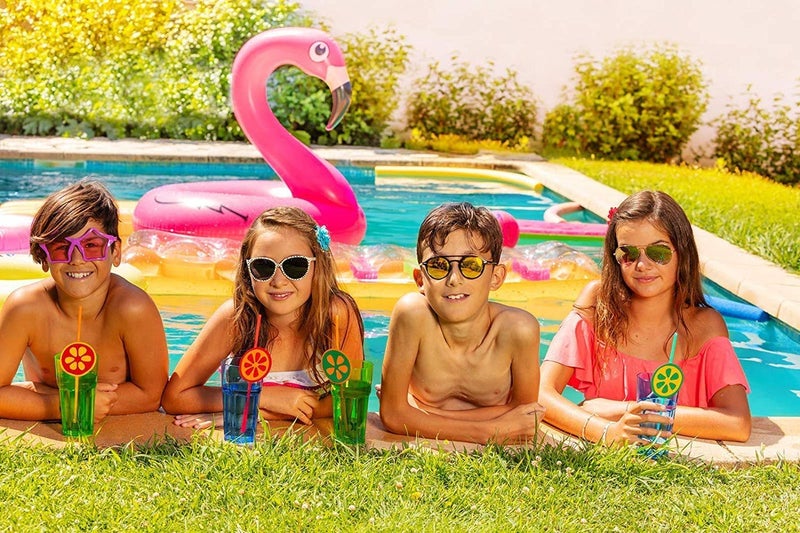 GiftExpress 48" Inflatable Flamingo Pool Float, Swim Party Toys, Fun Beach Floaties, Summer Pool Lilo Lounger for Adults & Kids, Pool Party Favor 1 Pack - Image 5
