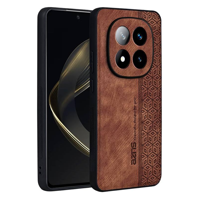 غطاء واقي لـ Redmi Note 14 Pro مع حماية من السقوط وتغطية كاملة مع مقاوم للصدمات مع ملمس غير لامع مع ملمس ناعم باللون بني للمدرسة للهدايا للاستخدام اليومي - Image 1