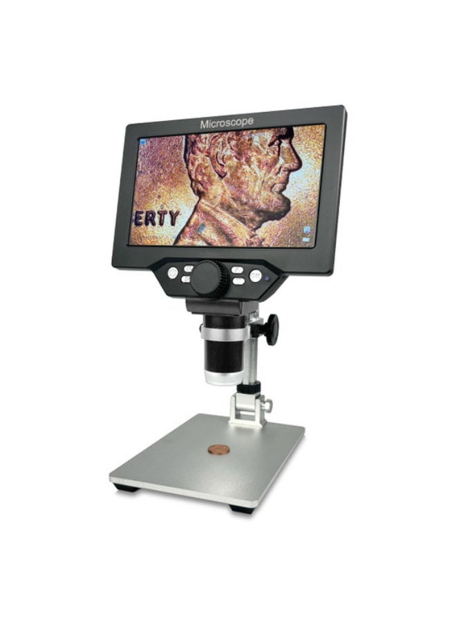 Generic 1-1200x Led Digital Microscope,HD 7 Inch Lcd Screen ,12 Mp Camera  - Image 1