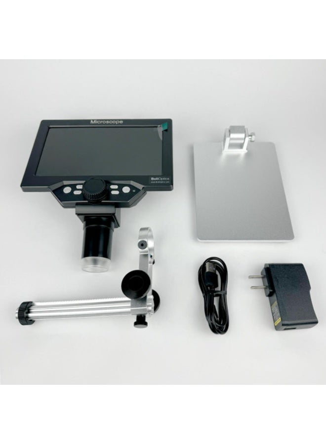 Generic 1-1200x Led Digital Microscope,HD 7 Inch Lcd Screen ,12 Mp Camera  - Image 4