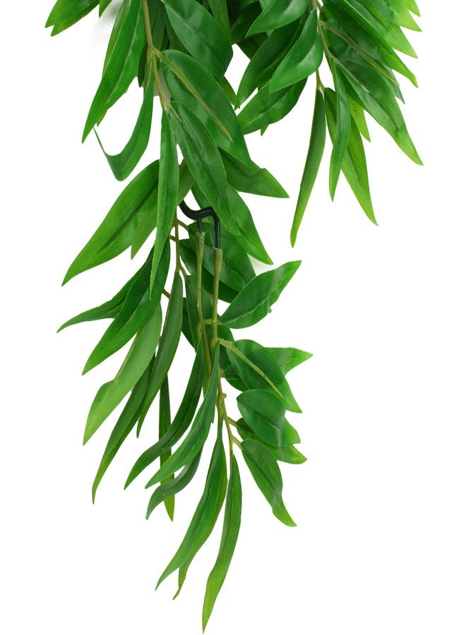 Multipet Komodo Reptile Terrarium Bamboo Hanging Vine Plant | Artificial Climbing Tank Habitat Decoration Accessory with Suction Cup, Small, 16 inches - Image 2