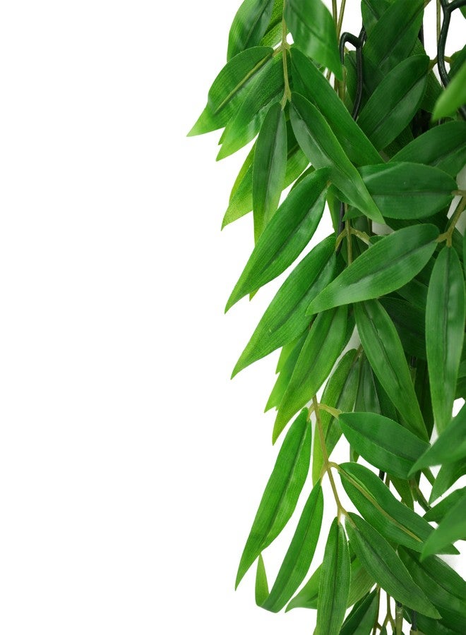 Multipet Komodo Reptile Terrarium Bamboo Hanging Vine Plant | Artificial Climbing Tank Habitat Decoration Accessory with Suction Cup, Small, 16 inches - Image 3