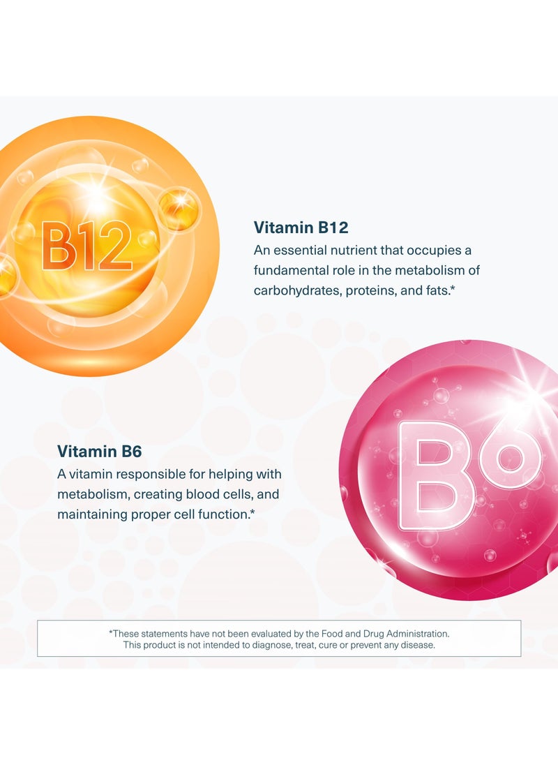 youtheory - Vitamin B12 B6 Liquid Essential Daily Vitamins Raspberry Flavor 121 Fl Oz 30 Ml New Wt 12 Fl Oz 360 Ml - Image 1