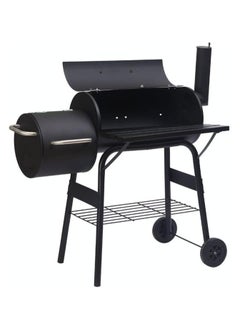 Large Barrel Smoker Barbecue BBQ Outdoor Charcoal Portable Grill Garden Drum