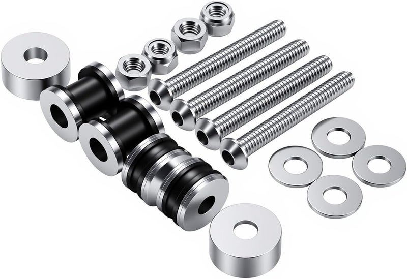 TCMI Sissy Bar Rack Docking Hardware Kit for Harley Davidson FLSTC FXSTSB FXSTC FLSTF FLSTN FXST Replaces # 53531-95B - Image 2