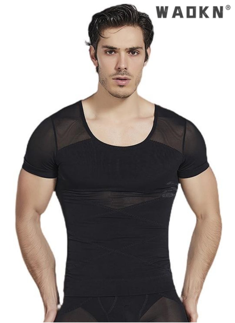 Chest Compression Vest Men Body Shaper Sleeveless Posture Corrector Slimming Waist Control Tummy Trimmer Mesh Tops Compression Shirt for Men Slimming Undershirt Body Shaper Tank top Shapewear Vest - pzsku/ZF84D1B12E12BCD14262CZ/45/_/1723194789/b2ebcacd-6348-4d0a-b3ad-805b1ce8491d