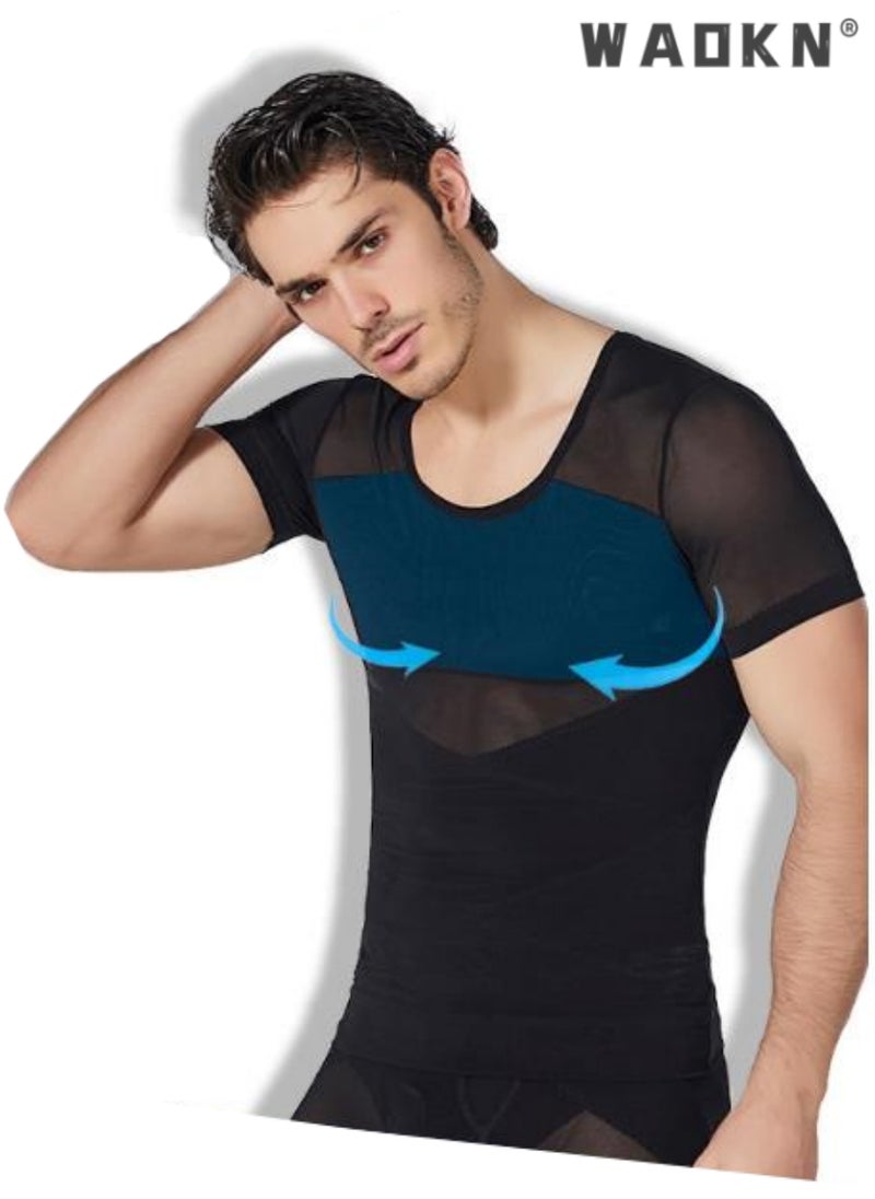 Chest Compression Vest Men Body Shaper Sleeveless Posture Corrector Slimming Waist Control Tummy Trimmer Mesh Tops Compression Shirt for Men Slimming Undershirt Body Shaper Tank top Shapewear Vest - pzsku/ZF84D1B12E12BCD14262CZ/45/_/1723194799/cea22a4c-76bb-49eb-815b-5dafa873475a