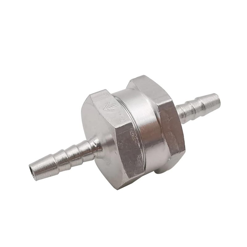CentIoT - One-Way Non-Return Inline Check Valve - Aluminium Alloy with NBR valve - for fuel Petrol Diesel (4MM) - Image 1
