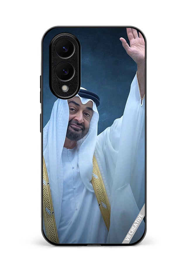 VR CREATIVE Protective Case Cover For Samsung Galaxy S25 Edge Sheikh Mohamed Bin Zayed Al Nahyan Design Multicolour