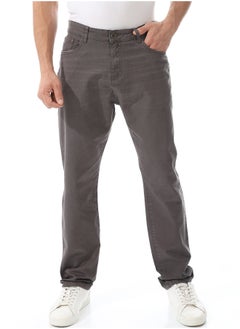 Andora Straight Leg Gabardine Pants_Dark Grey  - Image 2