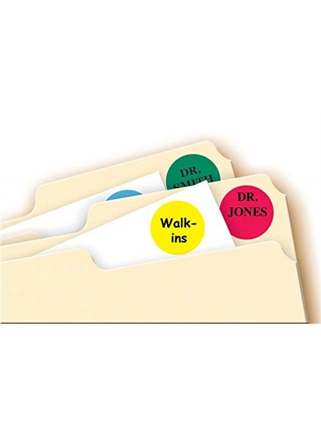Avery Removable Color-Coding Labels, Removable Adhesive, Assorted Colors, 3/4" Diameter, 1,008 Labels (5472) - Image 4