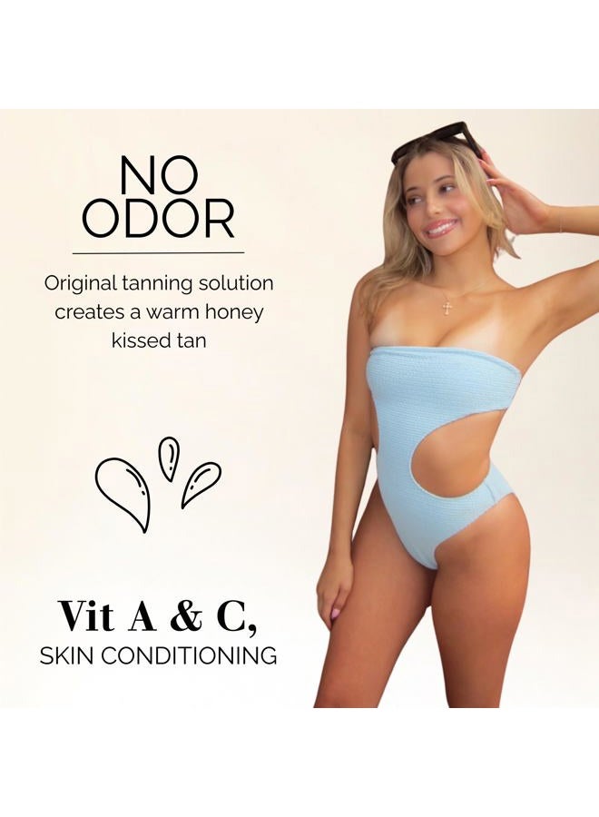 sunfx Rapid - All Natural Quick Rinse Spray Tanning Solution (1L/33.8 fl oz, LIGHT SUMMER) - Image 4