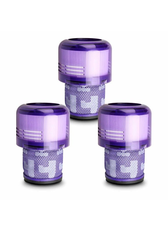Lemige 3 Pack Vacuum Filters Replacement Parts Compatible with Dyson V11 Torque Drive V11 Animal V11 Complete V11 Extra V15 Detect V15s Detect Submarine Vacuums, Compare to Part 970013-02 - Image 1
