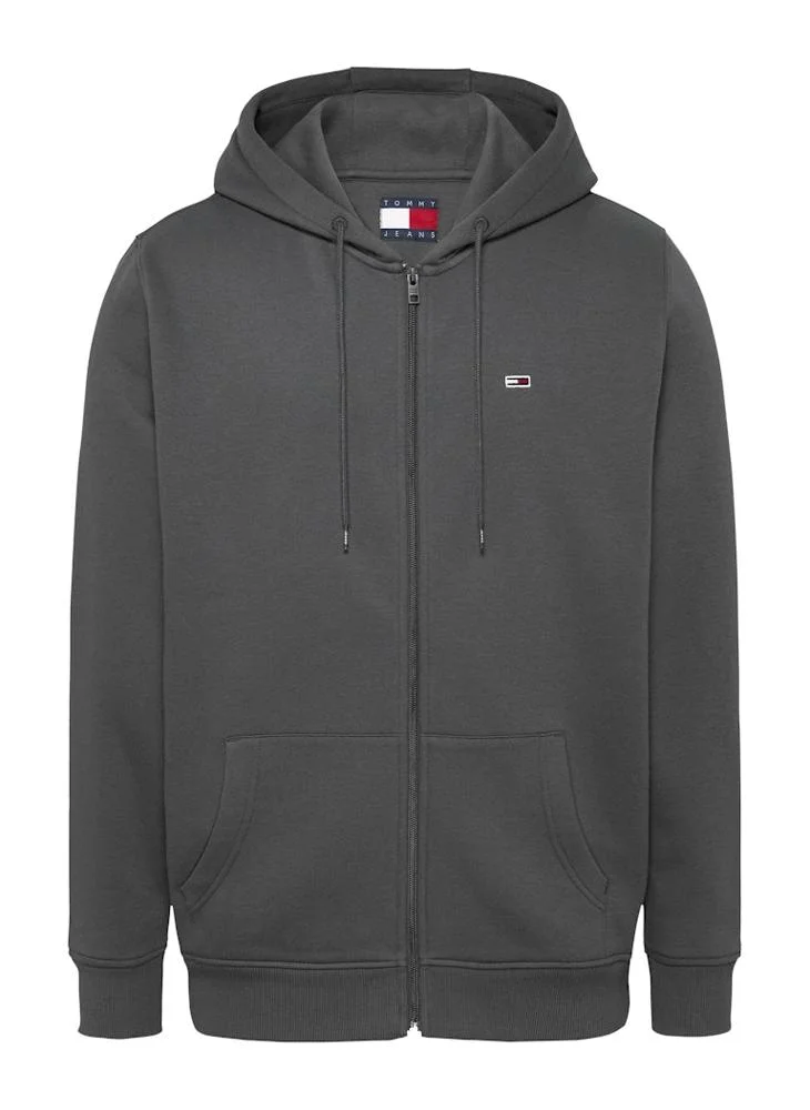 تومي جينز Logo Graphic Zip Through Hoodie