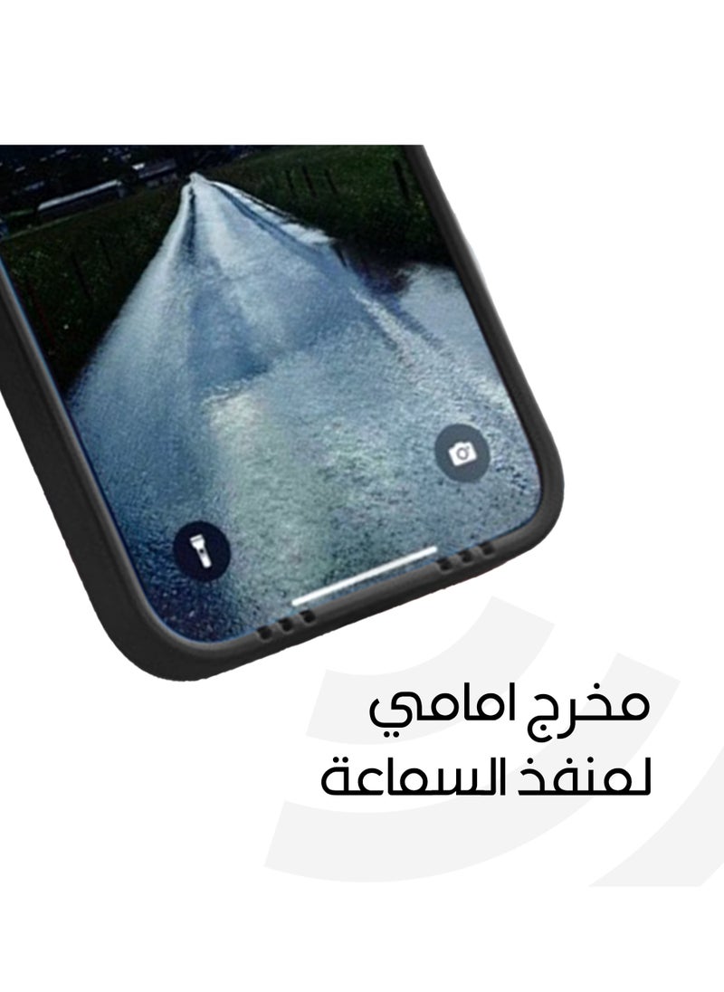 ماس - كفر ماس ايفون 16برو ماكس إنڤينيت ماج سيف 6 في 1 أسود - Image 1