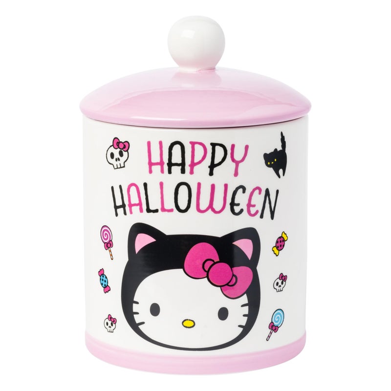 Silver Buffalo Sanrio Hello Kitty Halloween Ceramic Cookie Jar 64 Ounces - Image 2