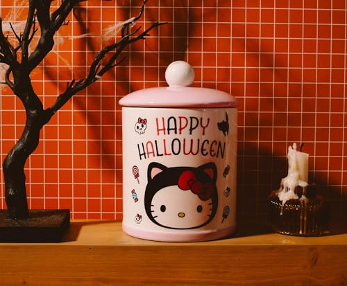 Silver Buffalo Sanrio Hello Kitty Halloween Ceramic Cookie Jar 64 Ounces - Image 3