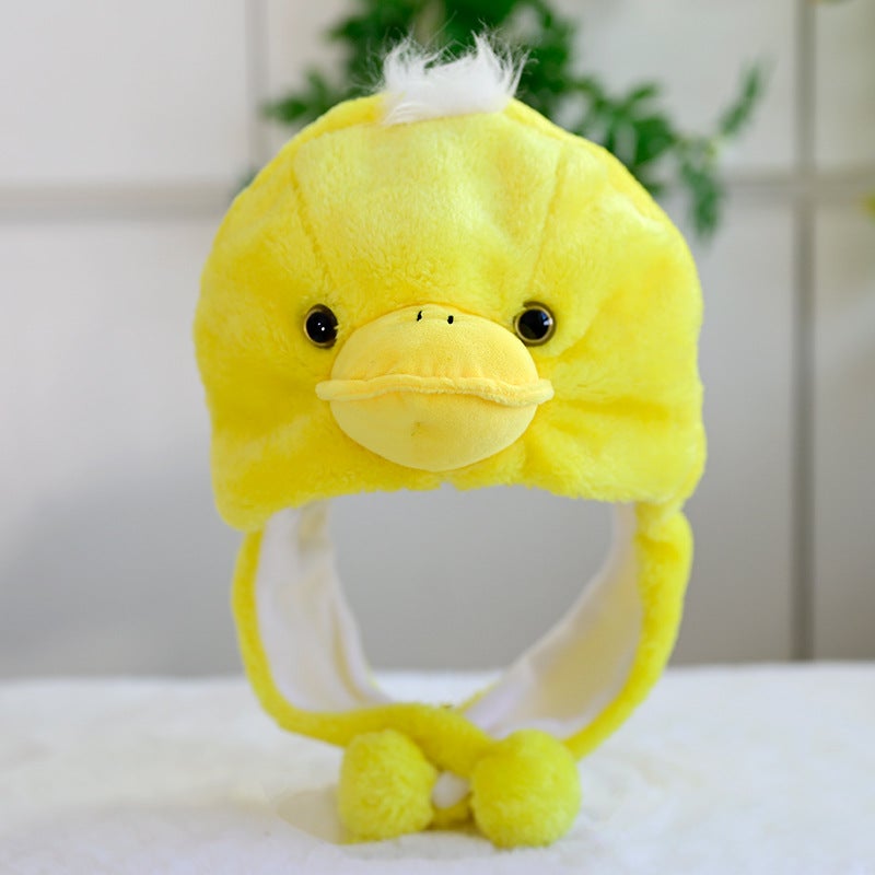 Cartoon Animal Plush Ear Protection Hat Children'S Student Performance Po Props Couple Headgear Cute Activity Gift - Image 1