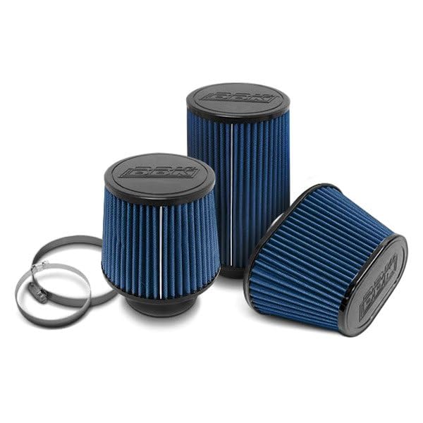 BBK Performance 1741 BBK Cold Air Intake Replacement High Flow Washable Air Filter - Blue - Image 3