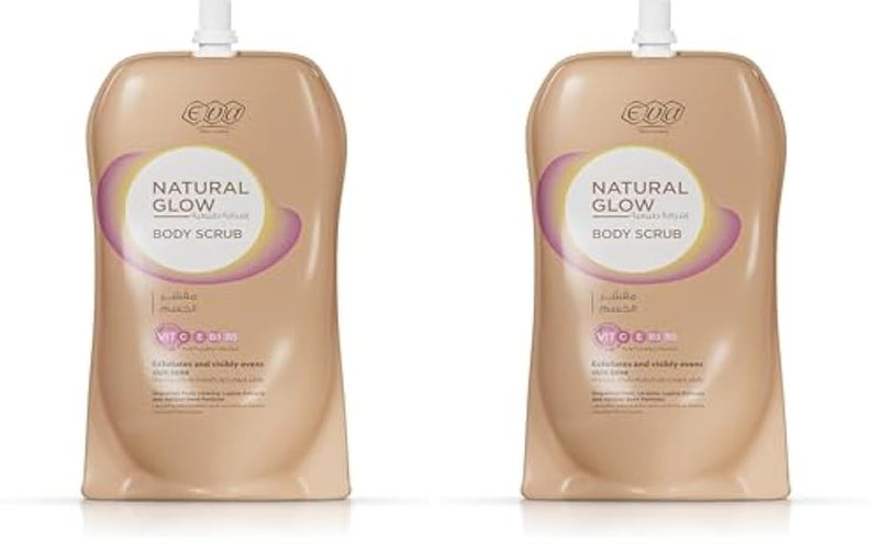 Eva Skin Care Natural Glow Body Scrub 250 gm (Pack of 2) - Image 1