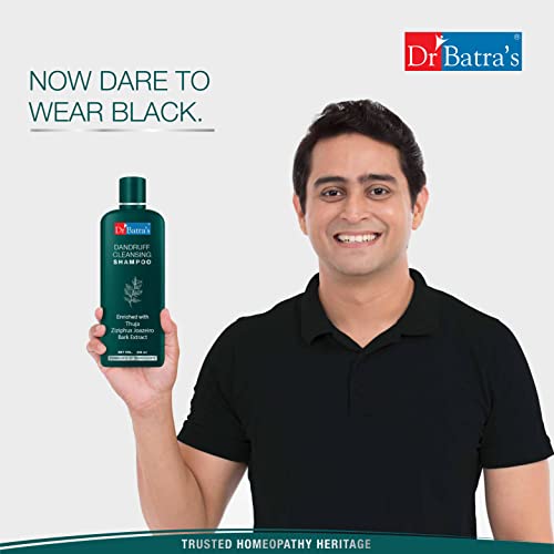 Dr Batra's Dr. Batra's Anti-Dandruff Shampoo 200ml | Removes Flakes | Soothes Itchy Scalp | Enriched with Natural Thuja & Ziziphus | Daily Use for Healthy Scalp | Controls Flakes & Oil | For Men & Women - Image 2