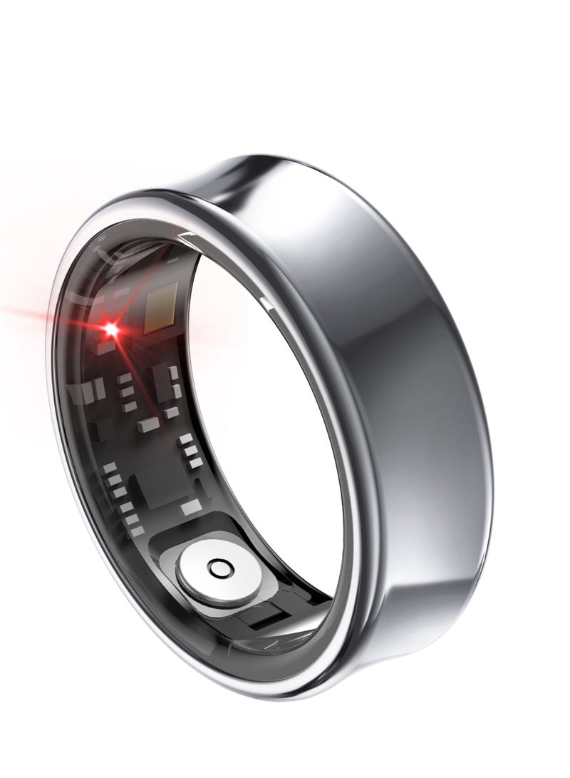 general Smart Ring SR05 for Heart Rate BlodOxygen Sleep Monitoring all Weather Motion Calculation 24-hour Health Monitoring Protect Your Health Grey No.22 - Image 2