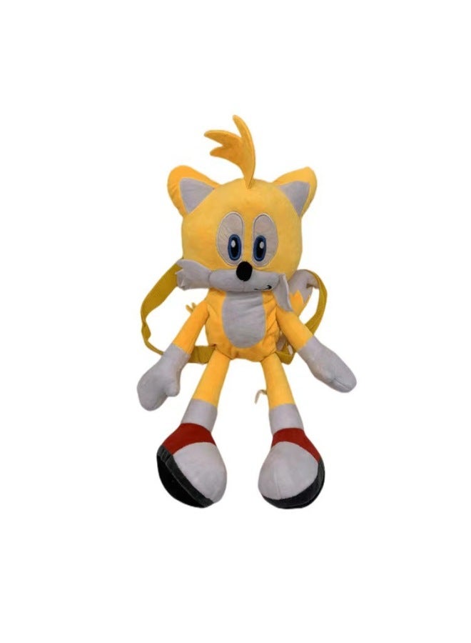 New Super Sonic Mouse Super Sonic Plush Toy Sonic Cartoon Plush Toy Doll Backpack Doll
