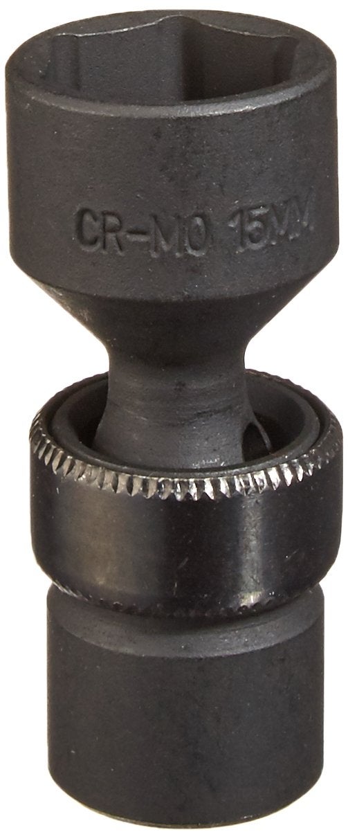Sunex Tools Sunex 815um 1/4-Inch Drive 15-Mm Universal Impact Socket - Image 1