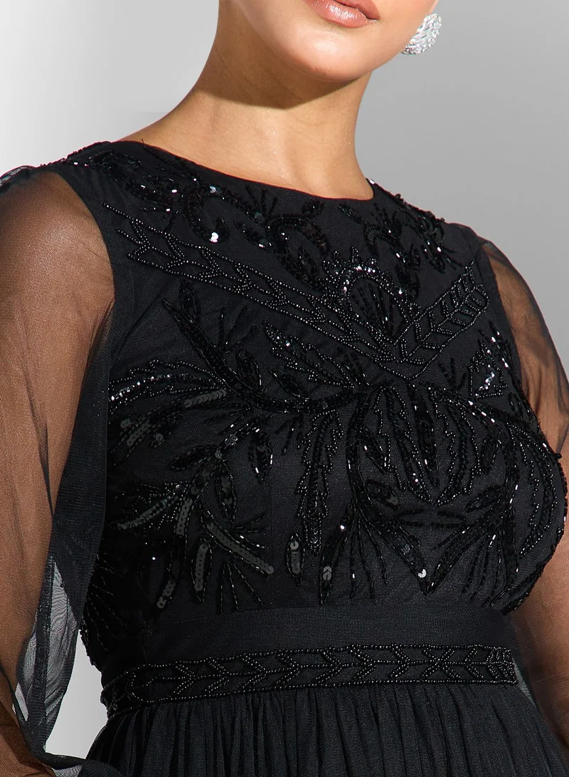 Namshi x Embellished Bodice Dress