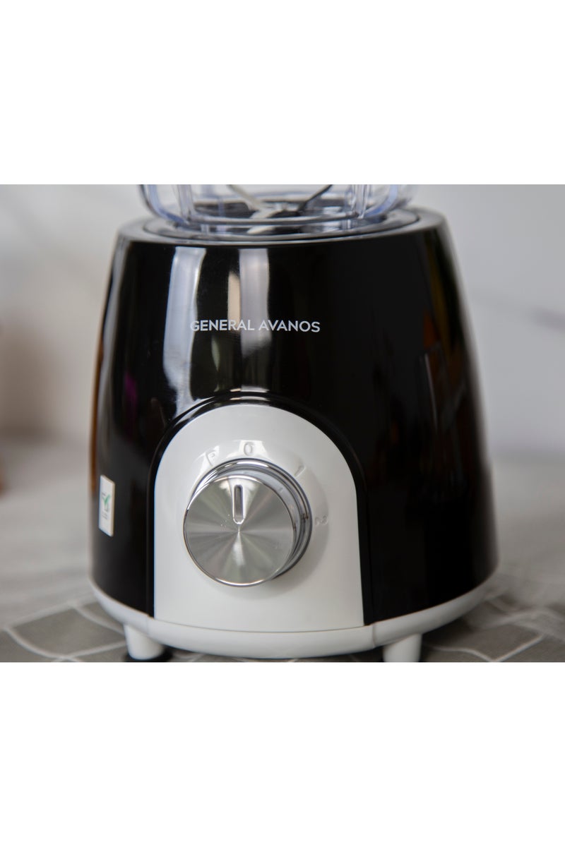 أفانوس 2 in 1 Blender with Grinder,1.6 L PS Jar, 2 Speed + Pulse, Ice Crushing Blades - Image 2