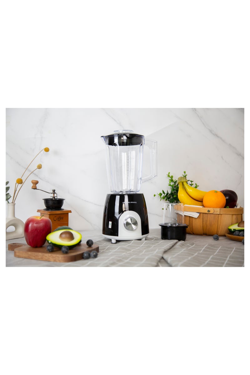 أفانوس 2 in 1 Blender with Grinder,1.6 L PS Jar, 2 Speed + Pulse, Ice Crushing Blades - Image 4