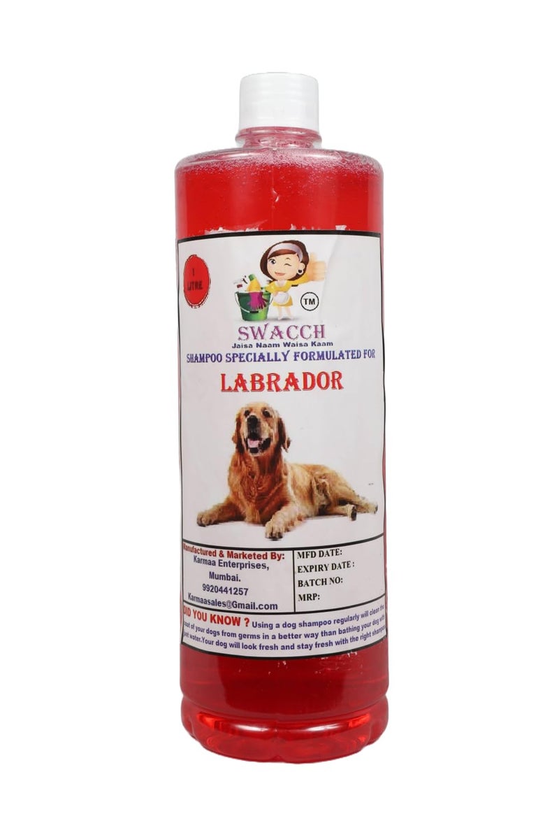swacch Shampoo | Puppy Safe Shampoo | PH Balanced | Ditch to Itch for Labrador Dog Shampoo 1 Litre (Jasmine) + Spike Ball Chew Toy Combo Pack - Image 2