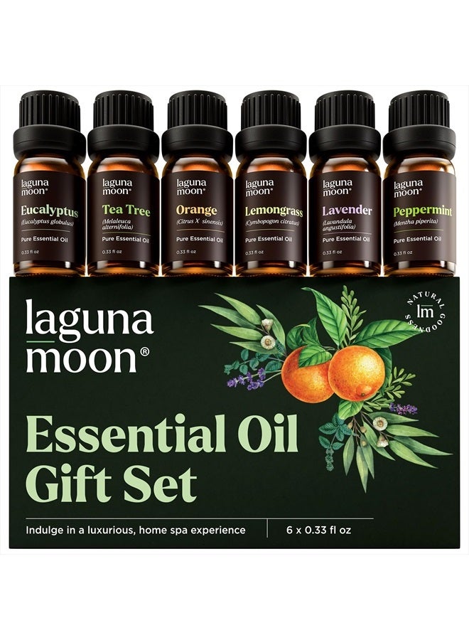 Lagunamoon 100% Pure Australian Tea Tree Essential Oil (150ml) - XXL Bottle w/Drops for Skin, Face, Hair, Scalp, Nails - Fragrance Oil for Aromatherapy, Diffusers, Candle Making, Yoga, Massages, Home Care - Image 1