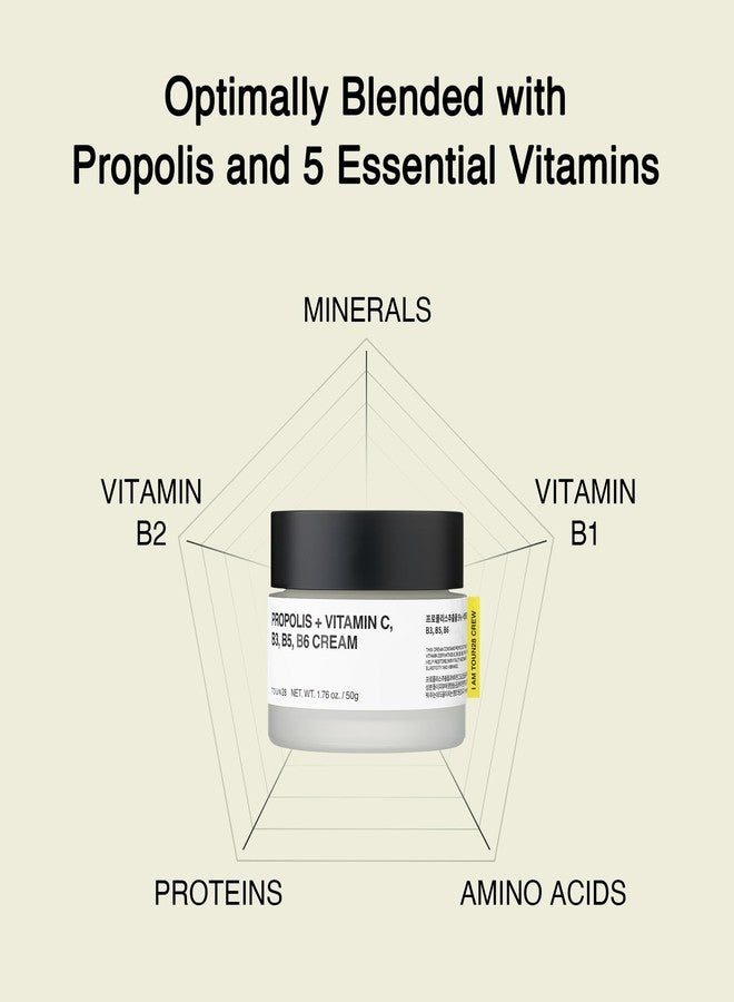TOUN28 Propolis Vitamin C & B Complex Cream 1.76 oz (50g) | Moisturize, Nourish & Strengthen Skin Barrier with Propolis Extract| Korean Skincare for Sensitive Skin - Image 4