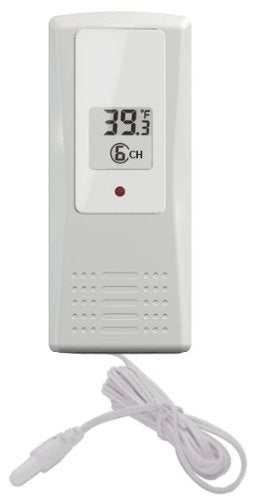 Ambient Weather Ambient Weather F007TP 8Channel Wireless Thermometer with Temperature Probe for WS07 WS08 WS09 Weather Stations 