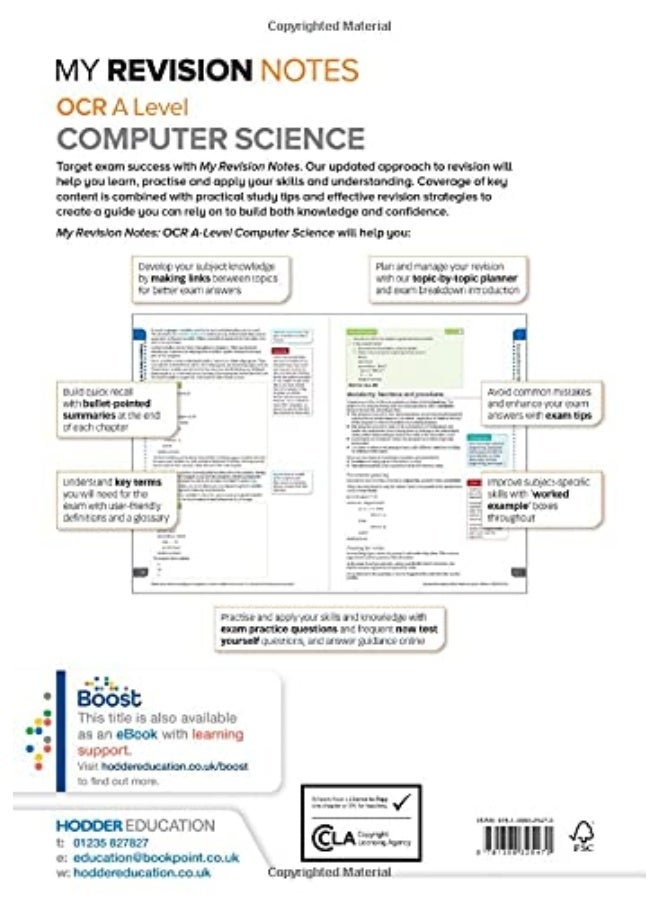 My Revision Notes: OCR A Level Computer Science: Second Edition - Image 2