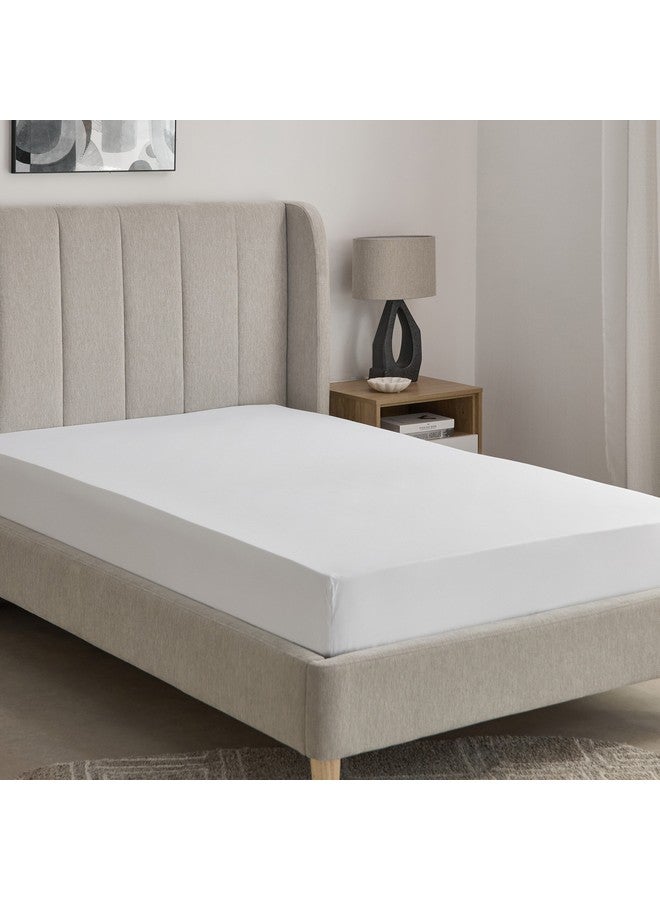 Home Box Essential Cotton Twin Fitted Sheet 120 x 200 x 36 cm - Image 1