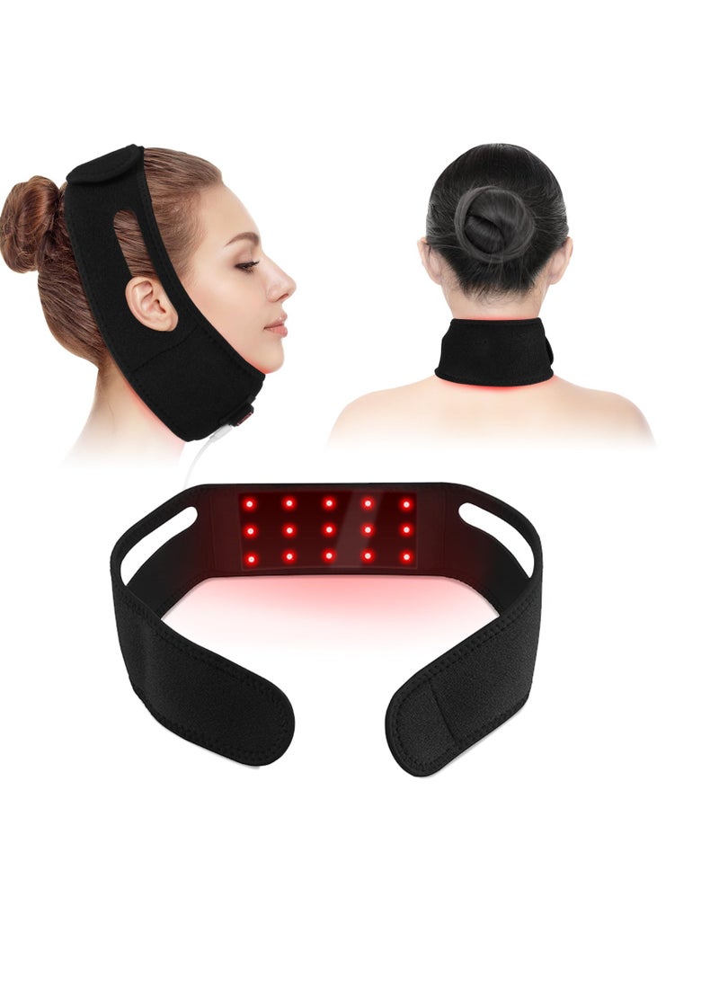SYOSI - Red Light Therapy Belt, 660nm Red Light and 850nm Near Infrared Light Therapy Belt, for Body Shoulder Chin Neck Hand Wrist, Wearable Red Light Therapy Wrap for Men Women - Image 1