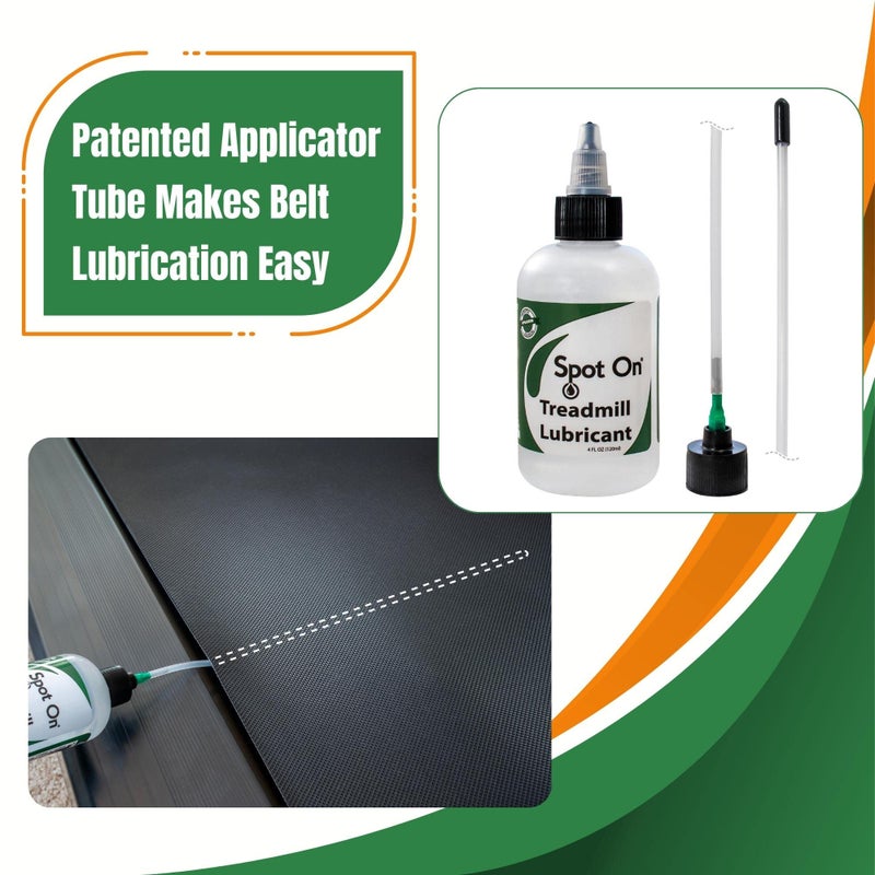 Spot-On Premium Treadmill Belt Lubricant - Made in The USA - Patented Application Tube and Precision Twist Cap - 100% Pure Silicone - Spot On - Image 4
