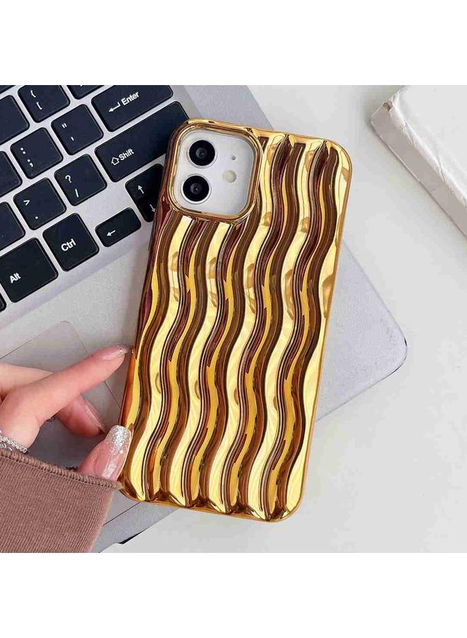 زبون جراب لهاتف iPhone 13 مطلي بطبقة ثلاثية الأبعاد من نسيج موجة الماء - Image 2