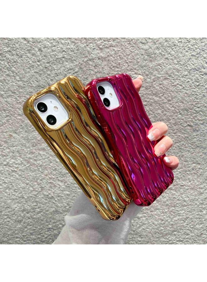 زبون جراب لهاتف iPhone 13 مطلي بطبقة ثلاثية الأبعاد من نسيج موجة الماء - Image 3