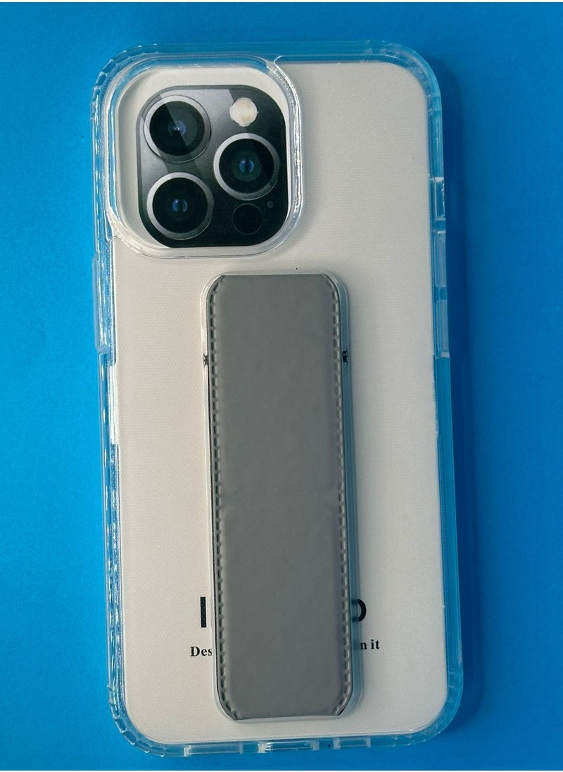 Undefined Transparent IPhone 13 Pro Back Cover With Handle  - Image 1
