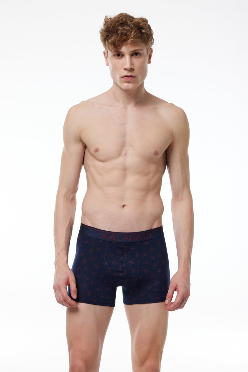 Malabadi Men's Patterned 8 Pack Modal Boxer 8 Pieces 8M252  - Image 2